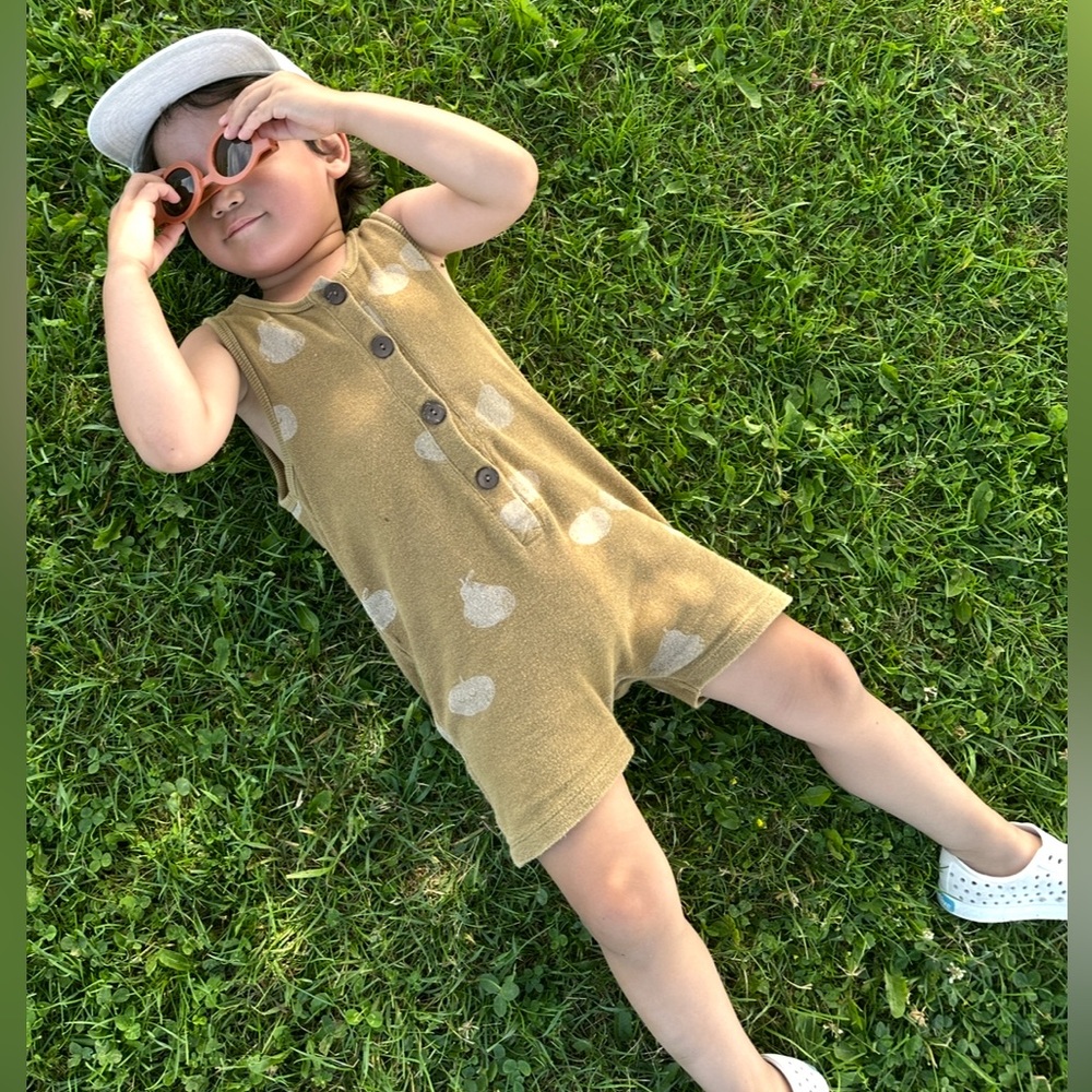 KidWild Organics Terry Romper